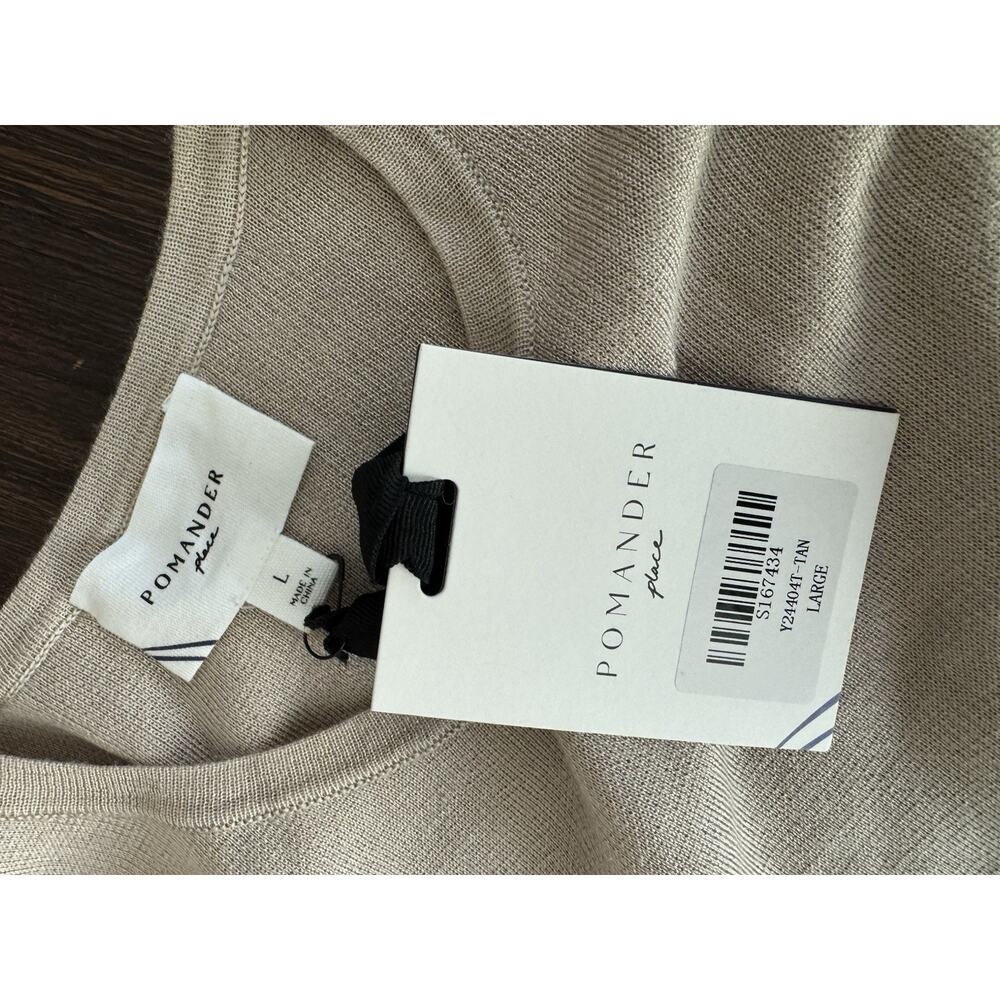 Tuckernuck Pomander Place Maxi Dress Women’s Large Knit Brielle Beige Tan NEW - Picture 5 of 12